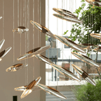 Wrenia Glass Chandelier-Moonnatur