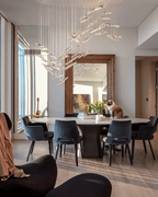Wrenia Glass Chandelier-Moonnatur