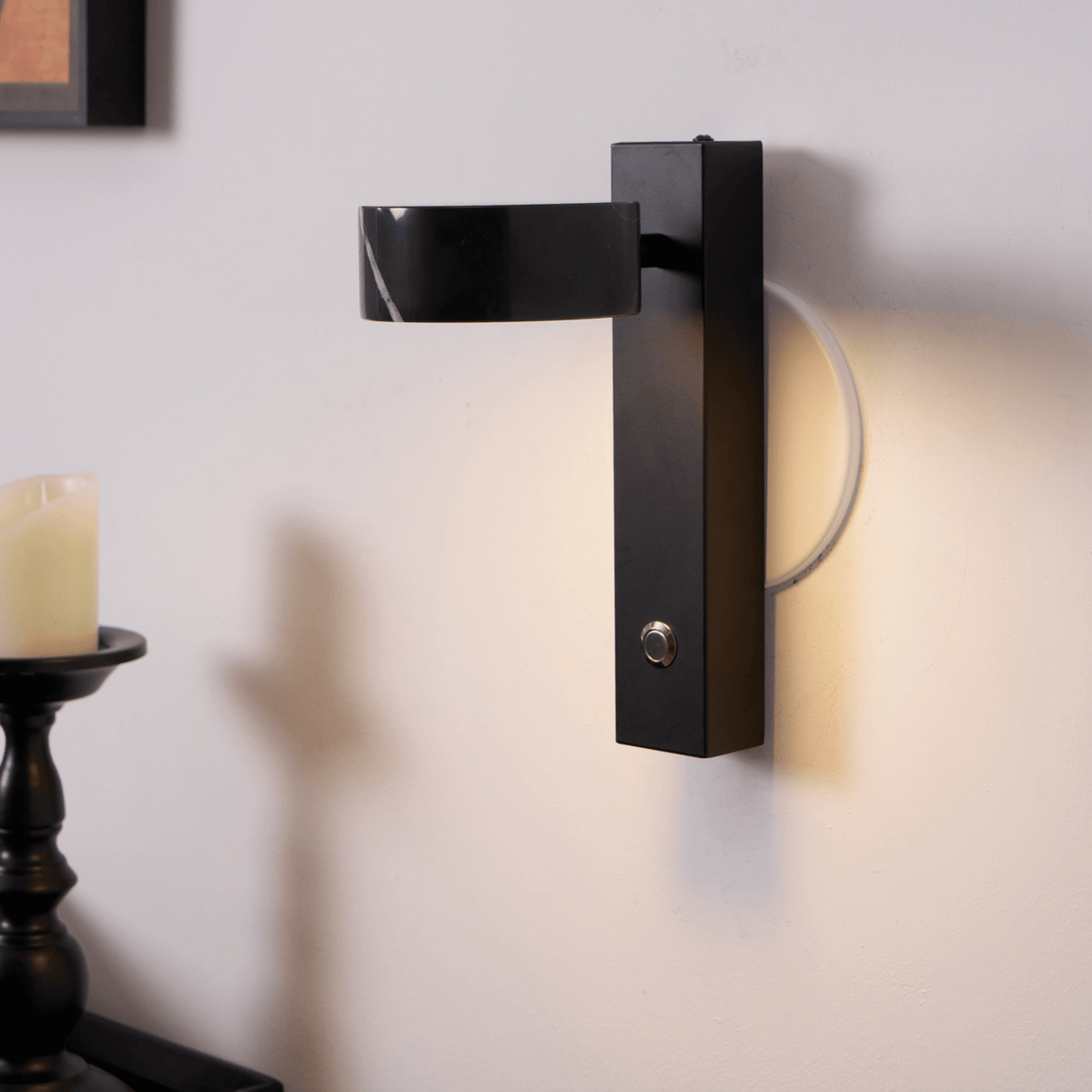 Abermere Marble Wall Light-Moonnatur
