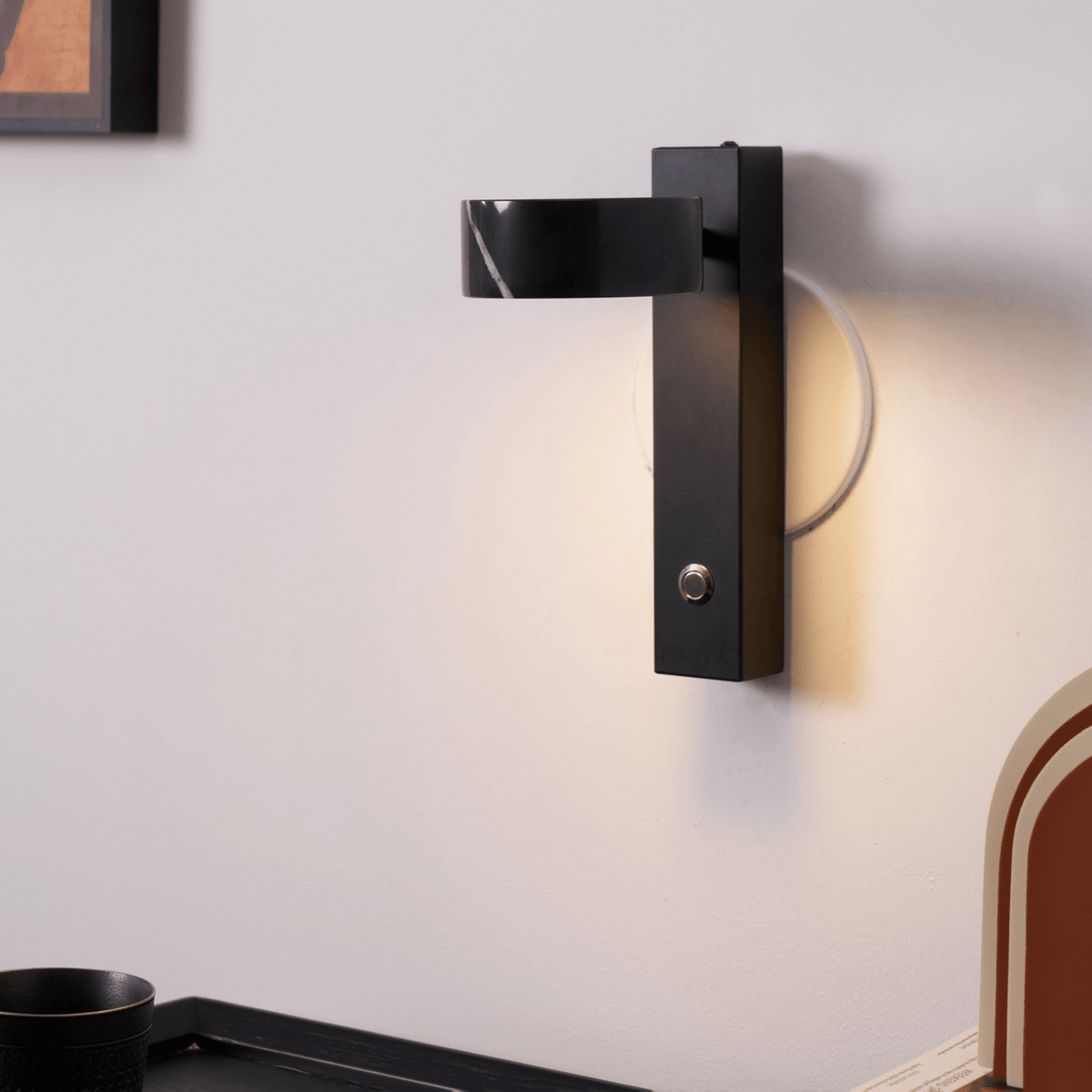 Abermere Marble Wall Light-Moonnatur
