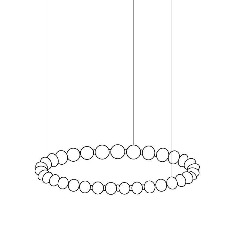Zarenwyn Acrylic Chandelier-Moonnatur