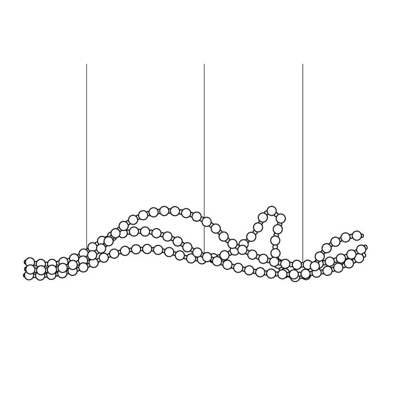 Zarenwyn Acrylic Chandelier-Moonnatur