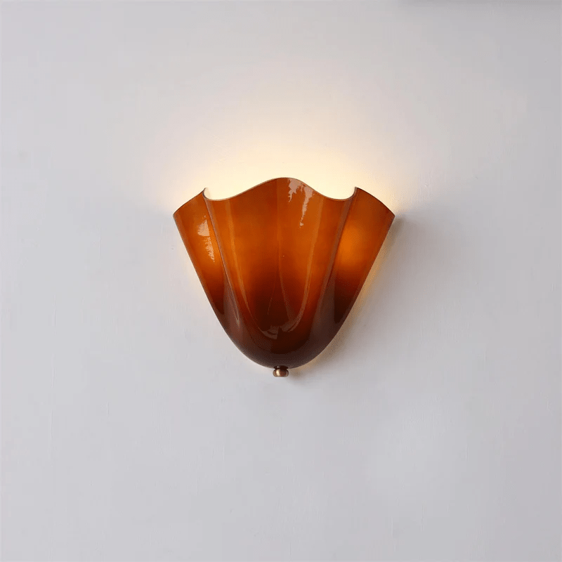 Aldeneth Glass Wall Light-Moonnatur