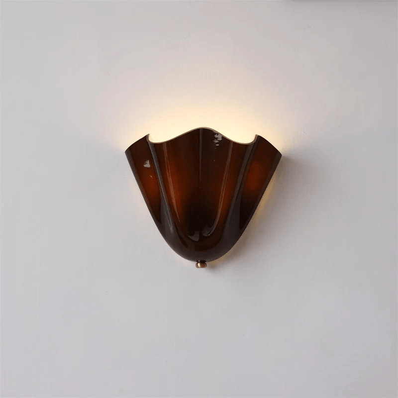 Aldeneth Glass Wall Light-Moonnatur