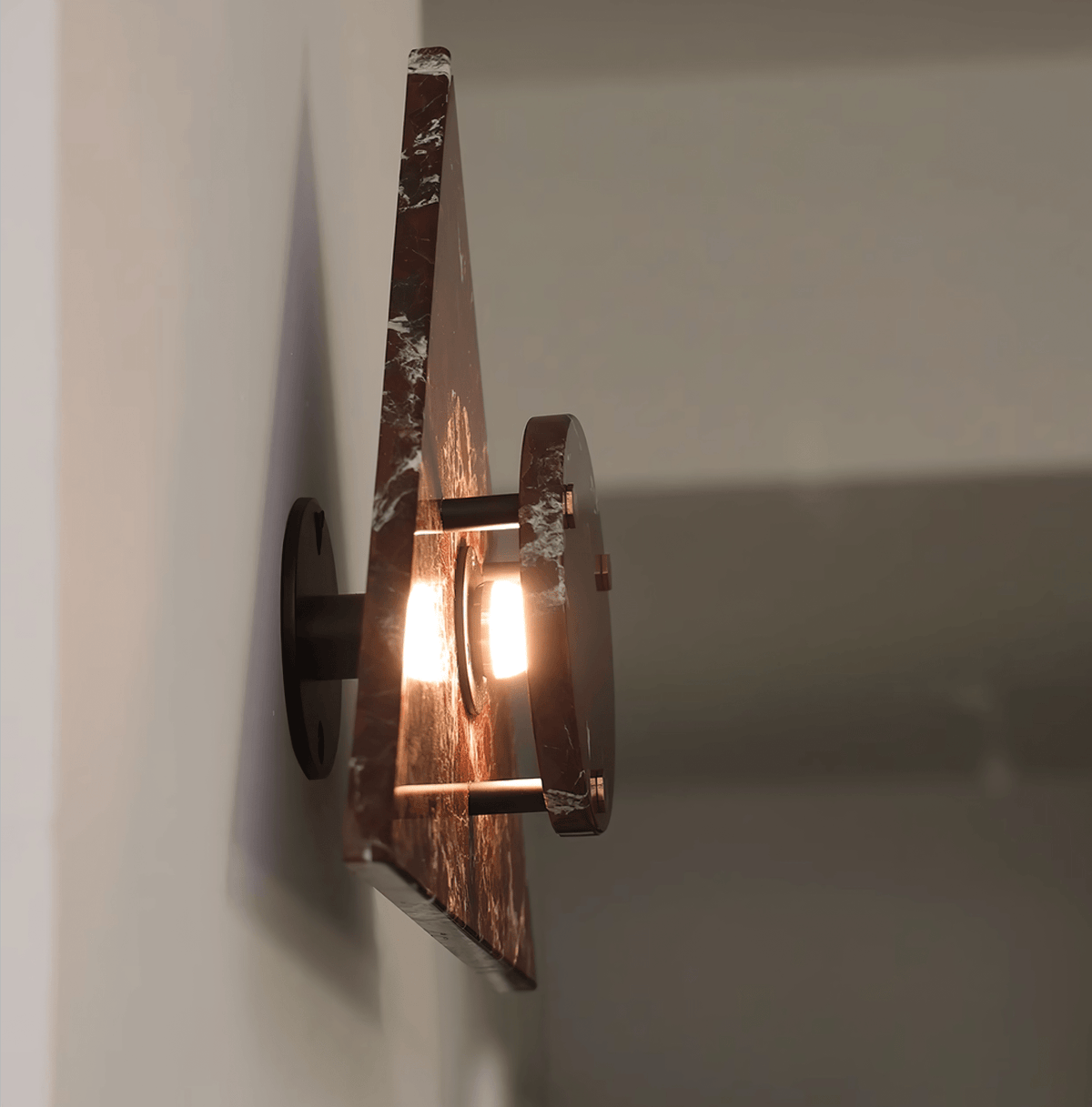 Edrenena Marble Wall Light-Moonnatur