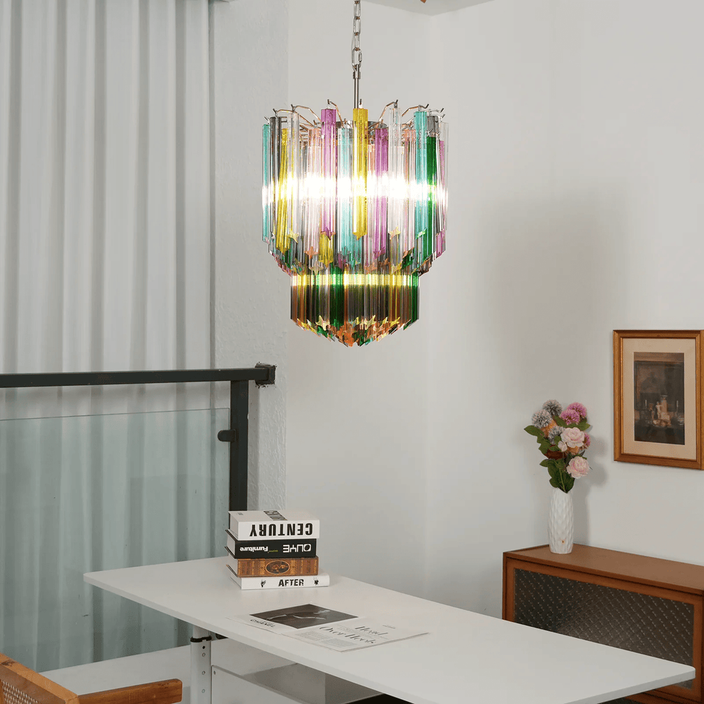 Camberlark Glass Chandelier-Moonnatur