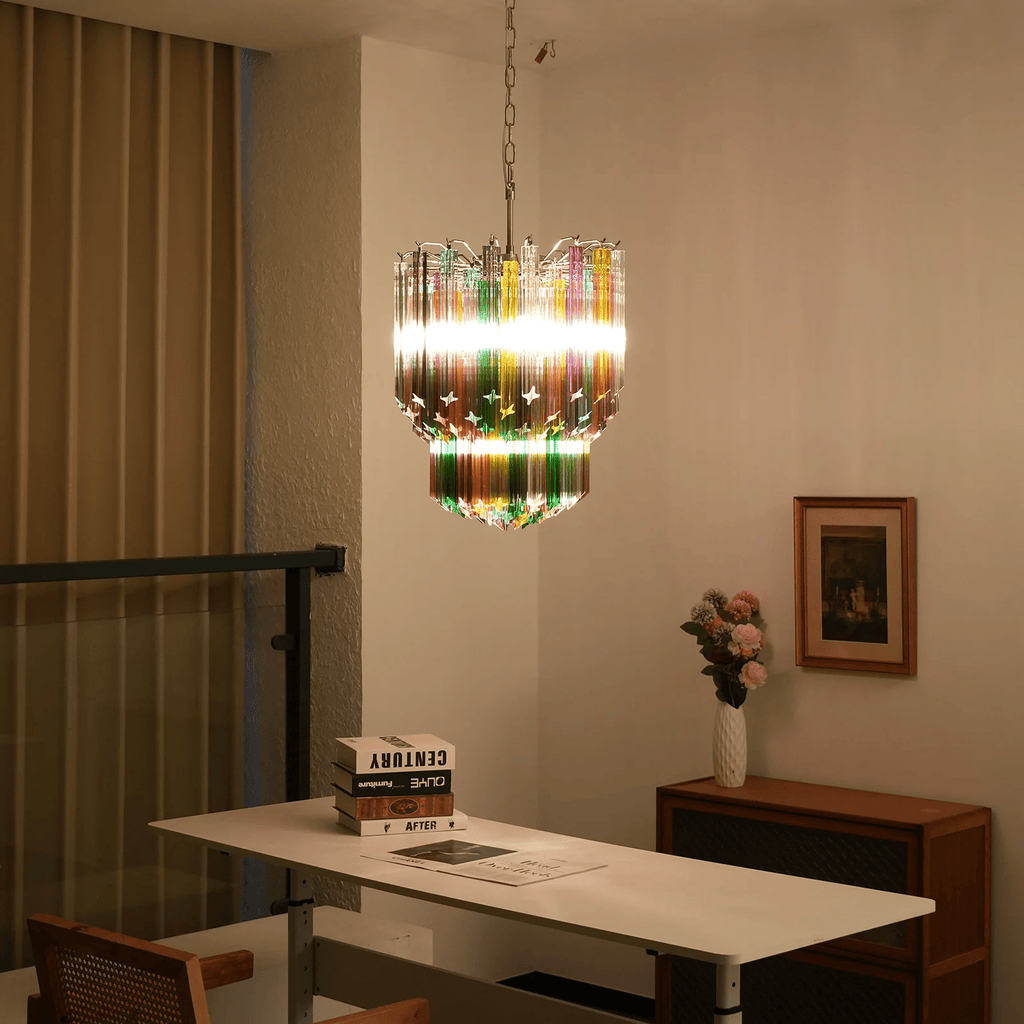 Camberlark Glass Chandelier-Moonnatur