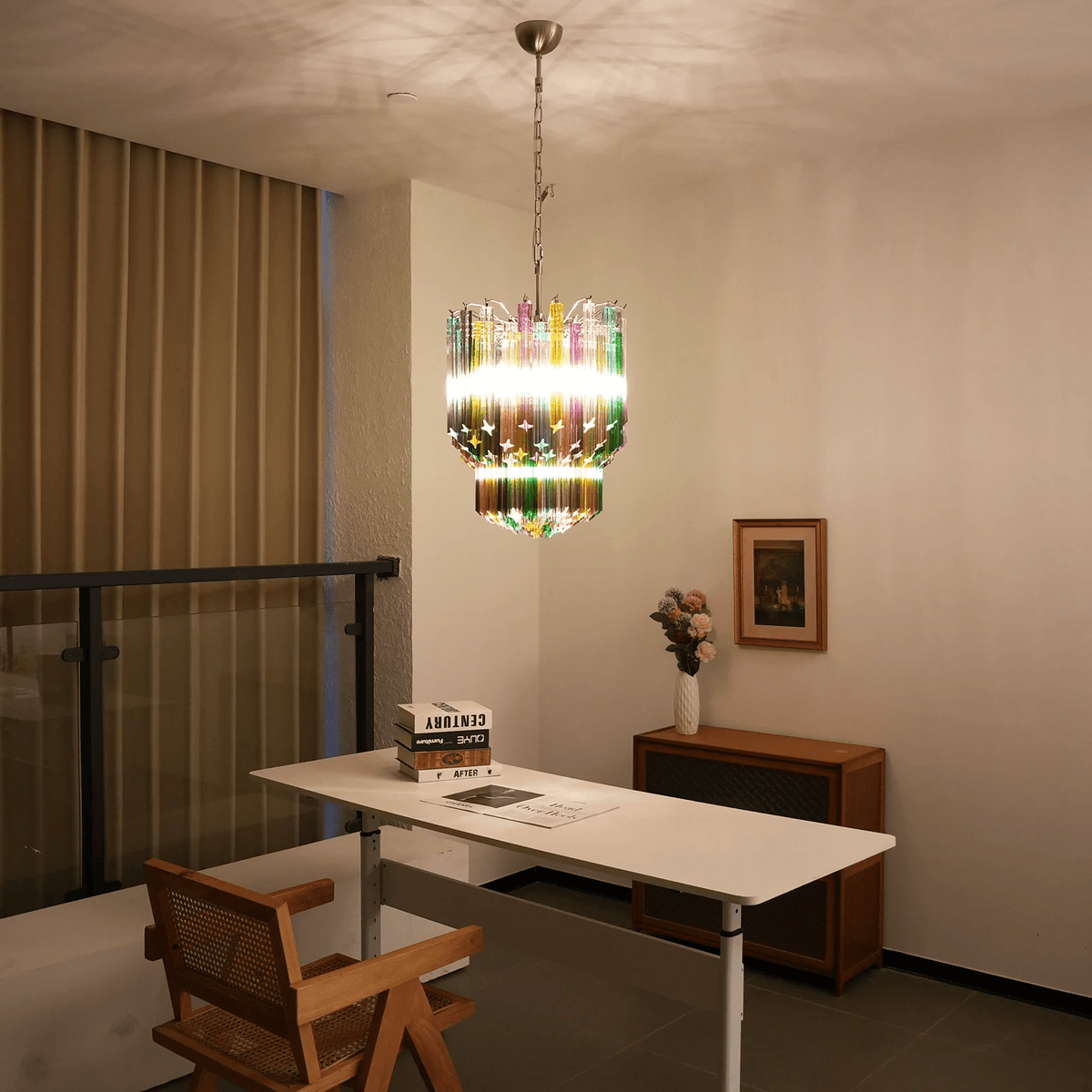 Camberlark Glass Chandelier-Moonnatur