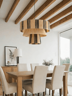 Rovenoria Raffia Pendant Light-Moonnatur