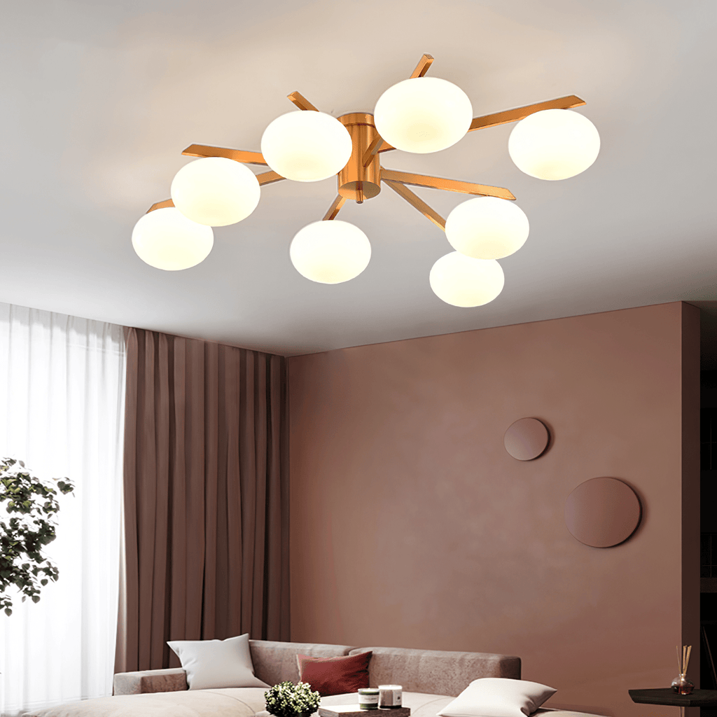 Gildenenelle Glass Ceiling Light-Moonnatur