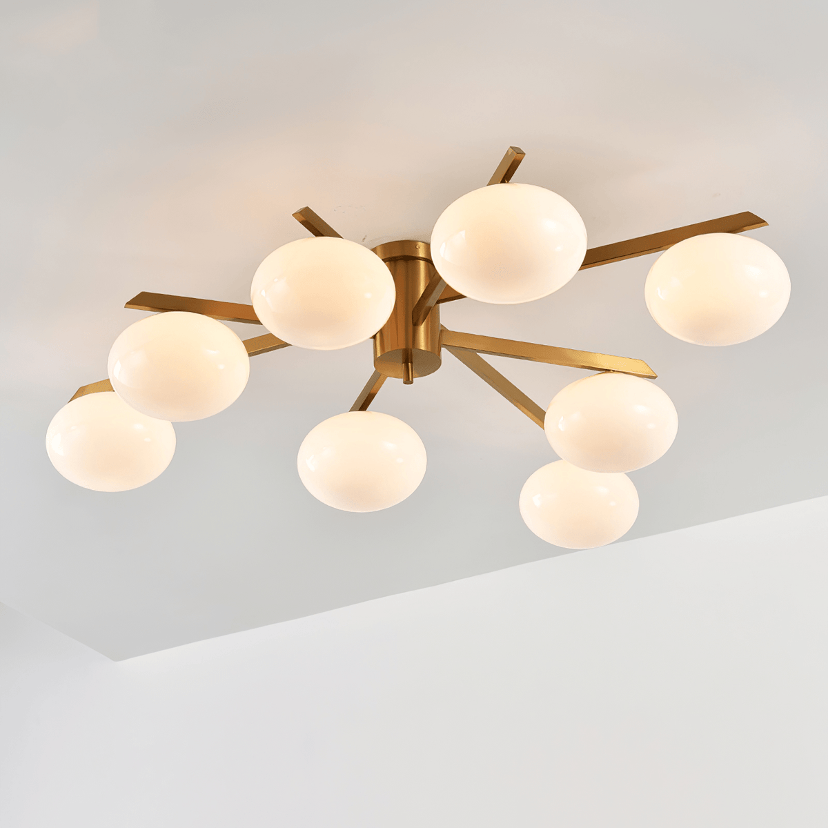 Gildenenelle Glass Ceiling Light-Moonnatur