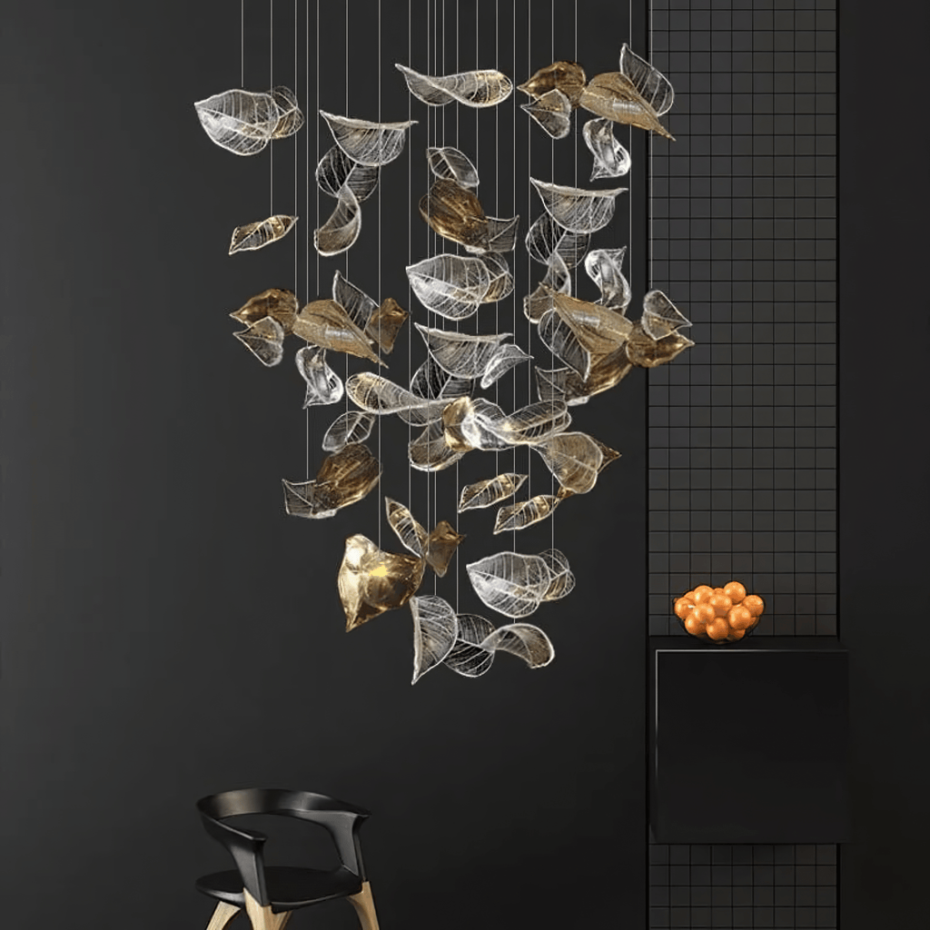 Helmira Glass Chandelier-Moonnatur