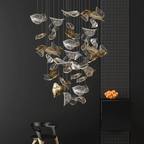 Helmira Glass Chandelier-Moonnatur