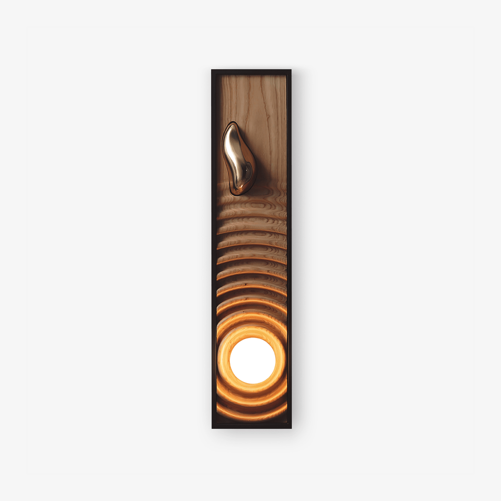 Orenelle Wood Wall Light-Moonnatur