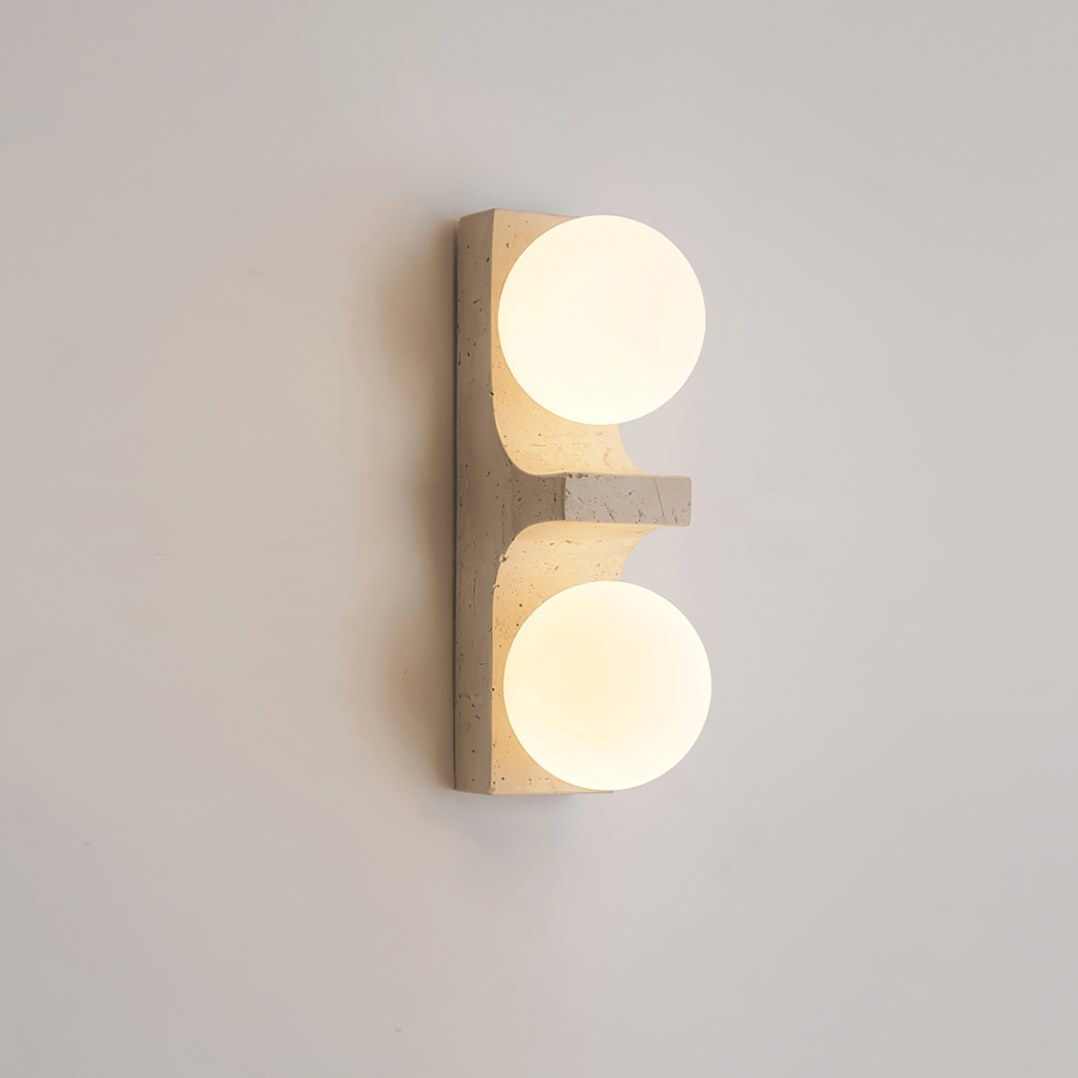 Yardenfield Travertine Wall Light-Moonnatur