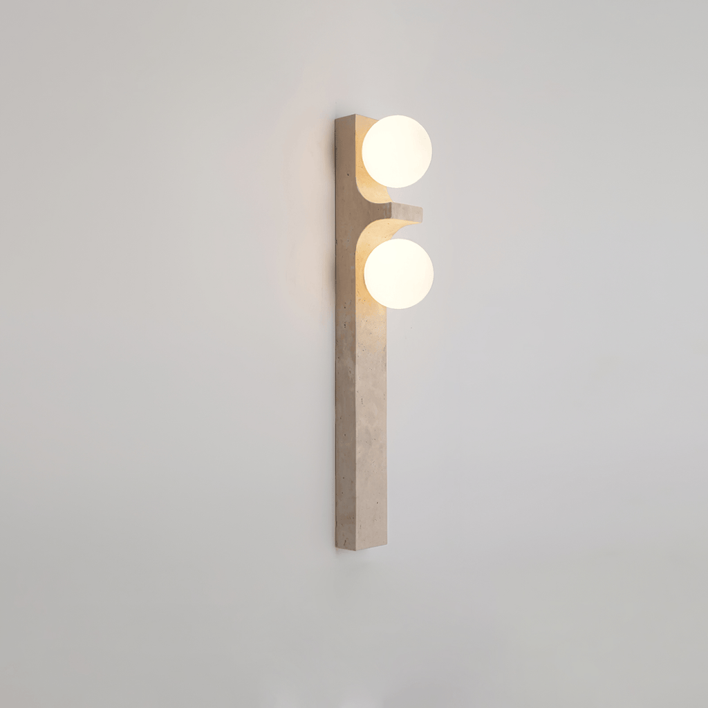 Yardenfield Travertine Wall Light-Moonnatur