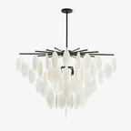 Zelvenheath Glass Chandelier-Moonnatur