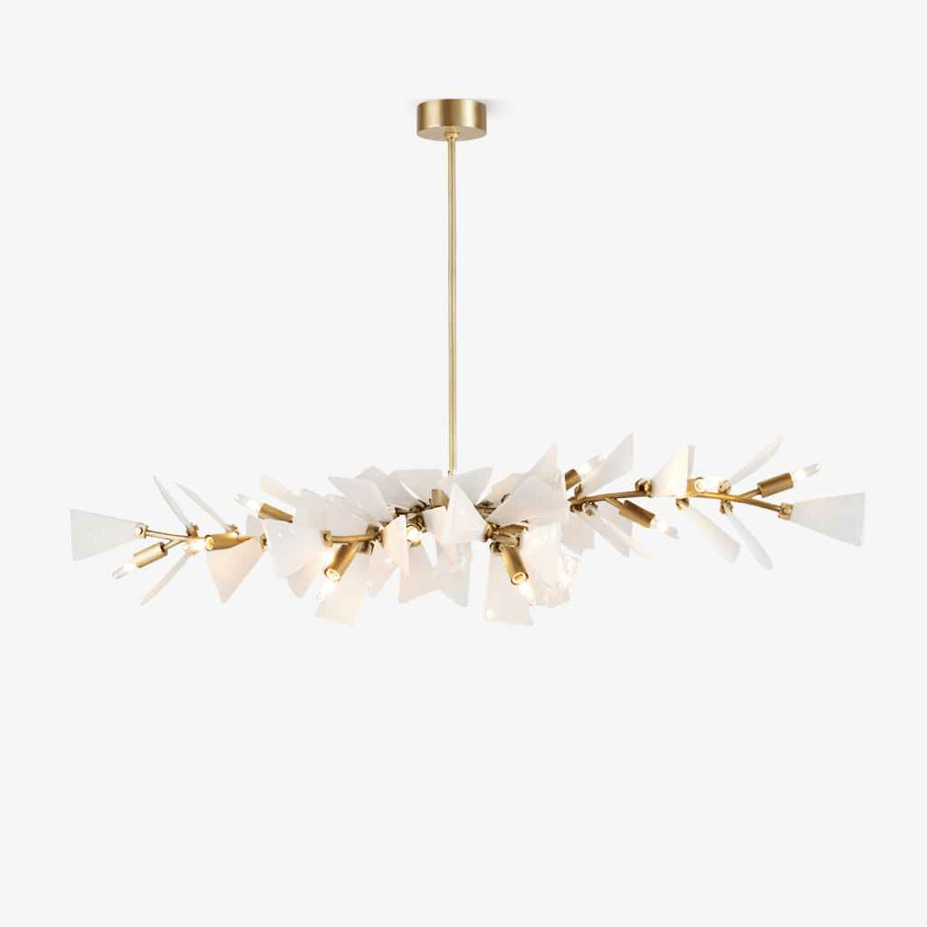Zorrenholm Glass Chandelier-Moonnatur