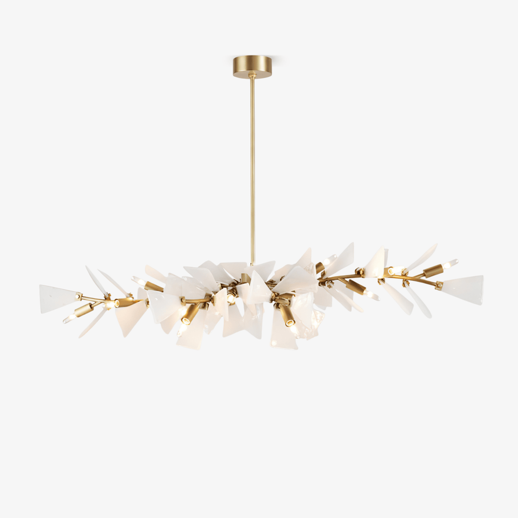 Zorrenholm Glass Chandelier-Moonnatur