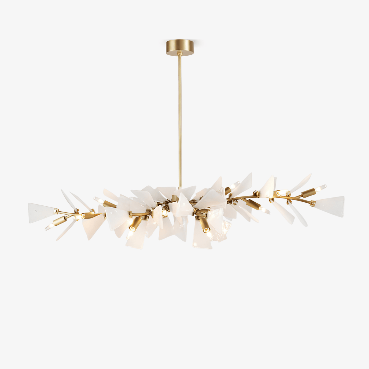 Zorrenholm Glass Chandelier-Moonnatur