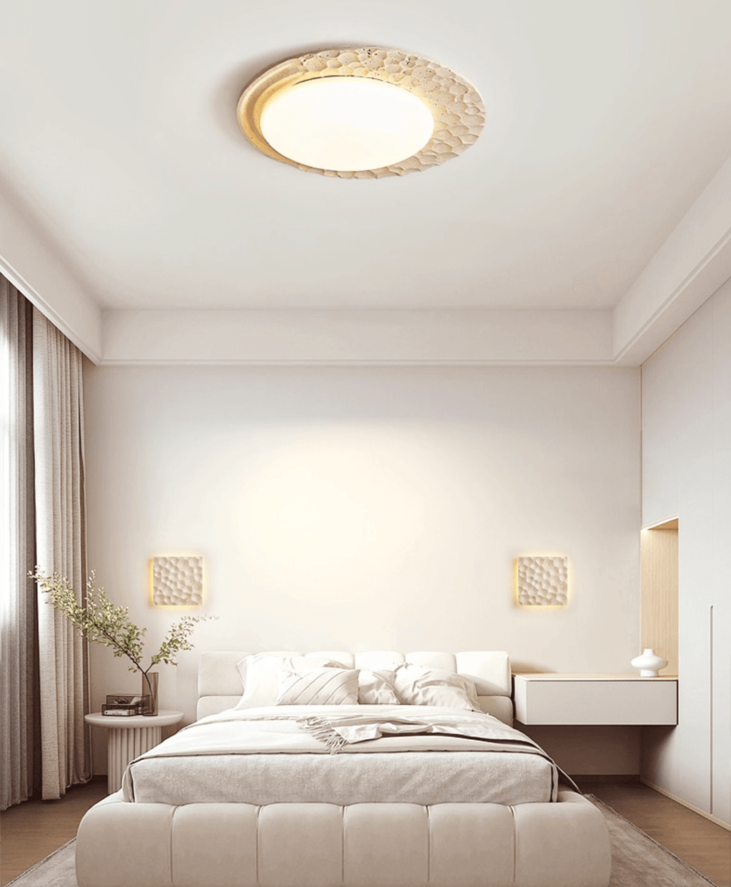 Verrenmere Travertine Ceiling Light-Moonnatur