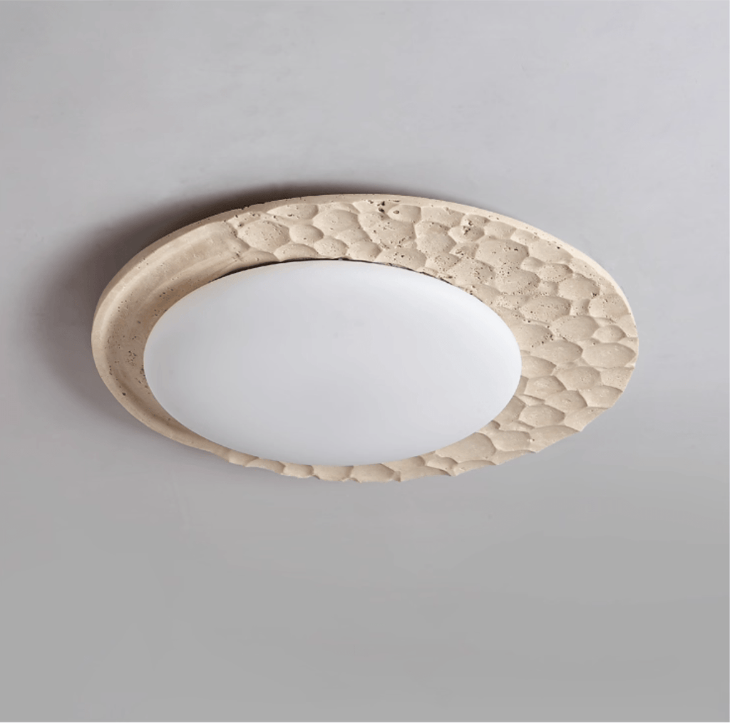 Verrenmere Travertine Ceiling Light-Moonnatur