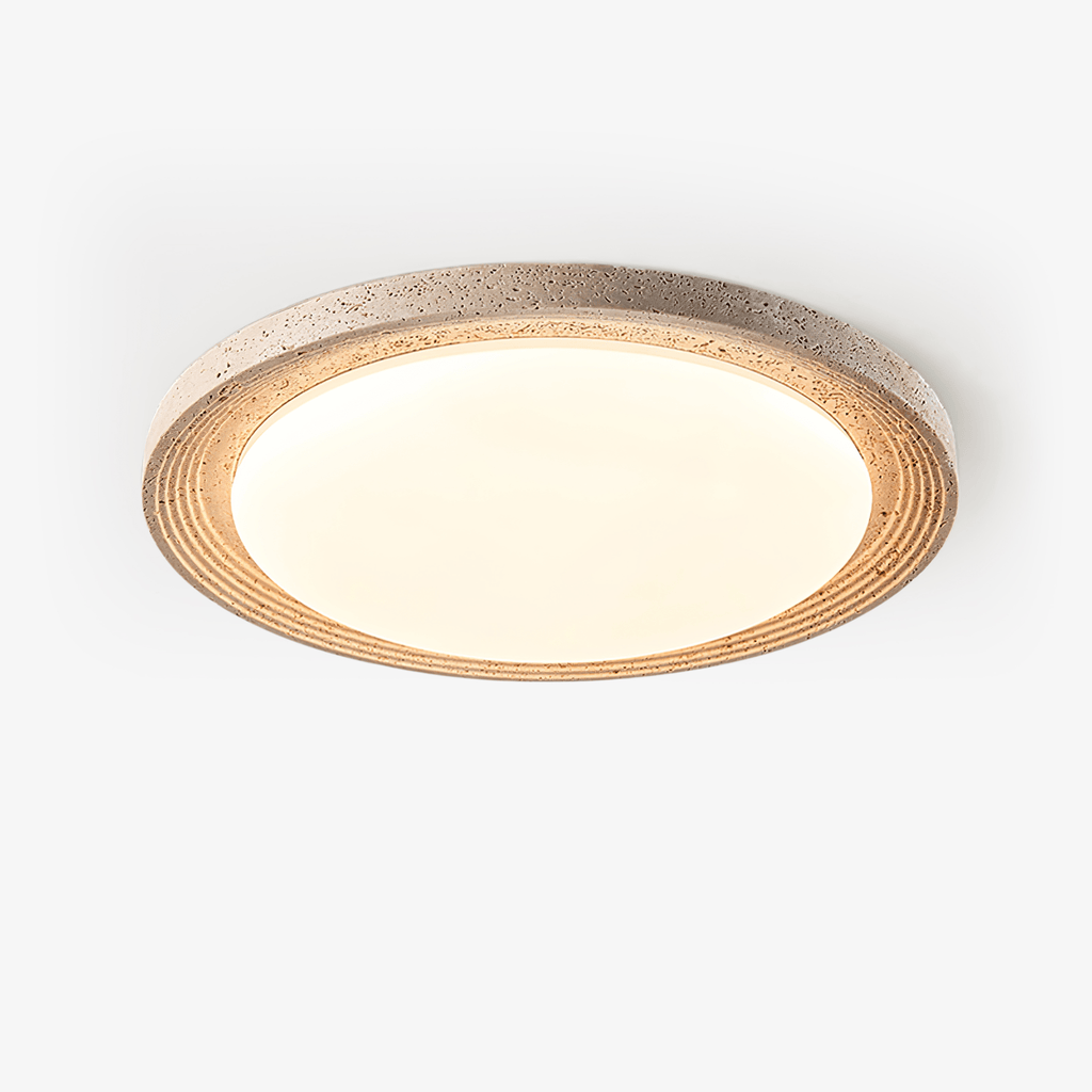 Tardenenis Travertine Ceiling Light-Moonnatur