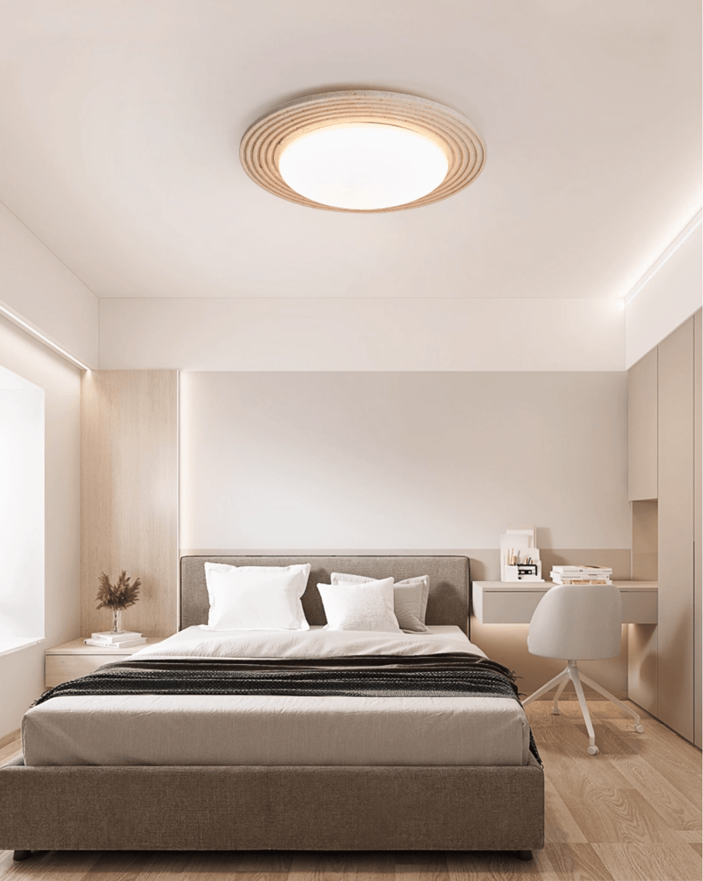 Tardenenis Travertine Ceiling Light-Moonnatur