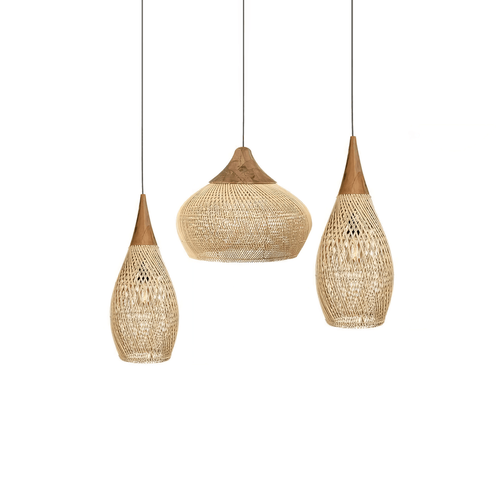 Ostrava Rattan Pendant Lamp-Moonnatur