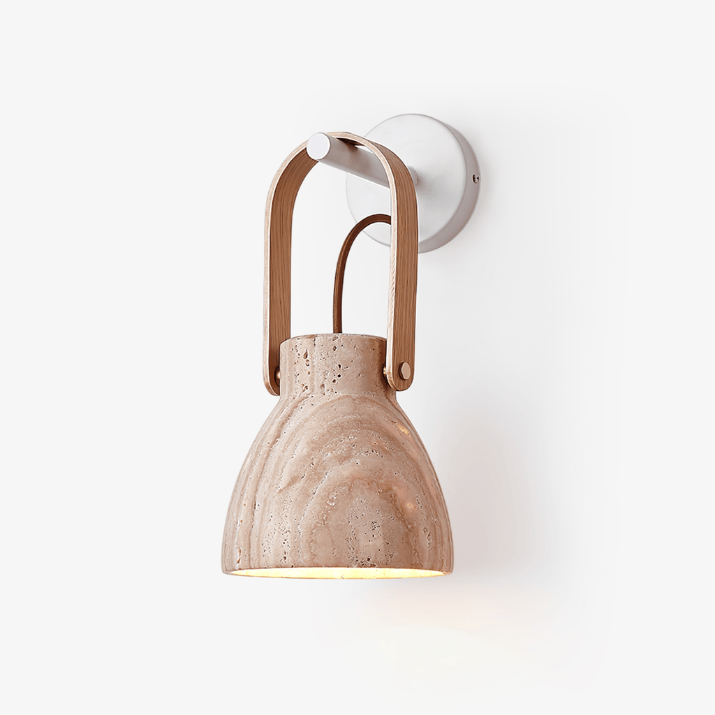 Ordelaria Travertine Wall Light-Moonnatur