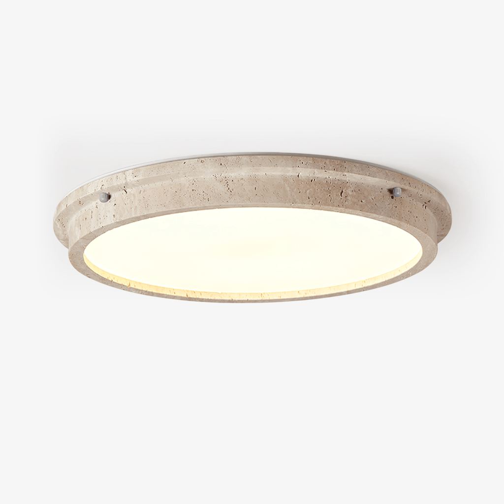 Morrelrose Travertine Ceiling Light-Moonnatur