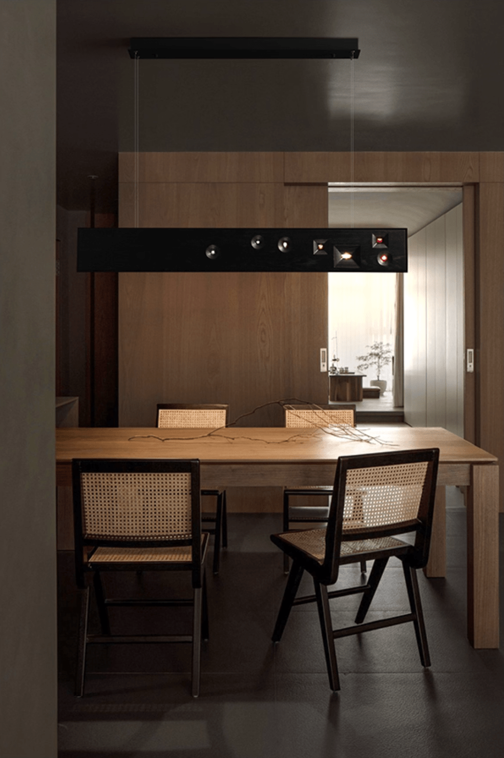 Dorrenaria Wood Pendant Light-Moonnatur