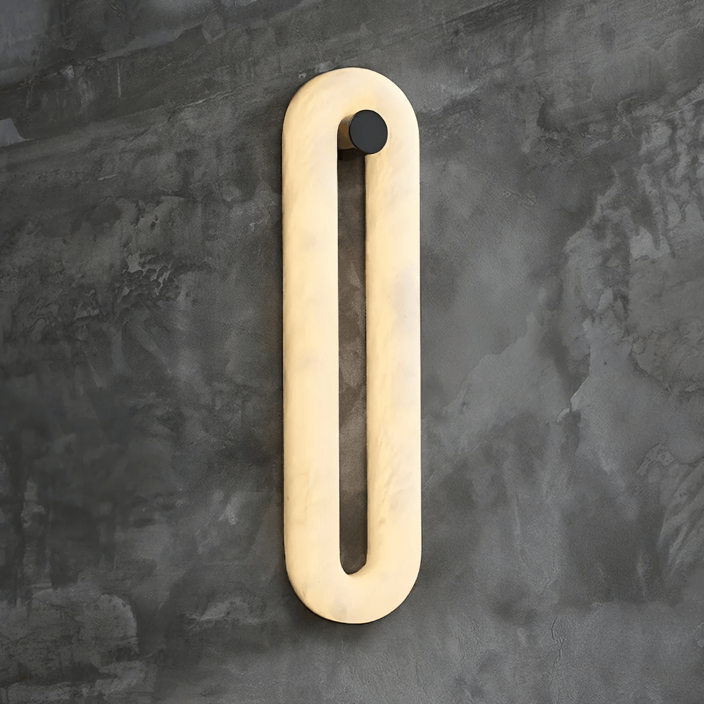 Lindelbrook Alabaster Wall Light-Moonnatur