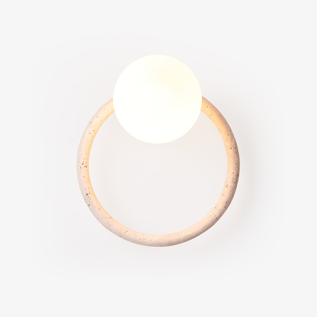 Larencove Travertine Wall Light-Moonnatur
