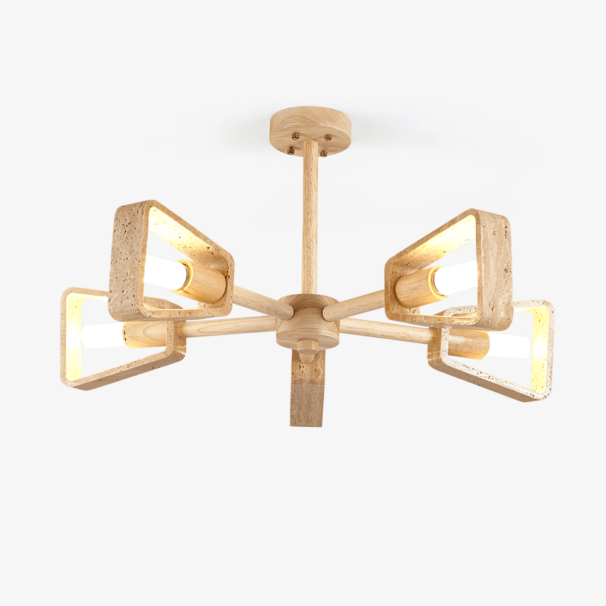 Harvenevia Travertine Chandelier-Moonnatur