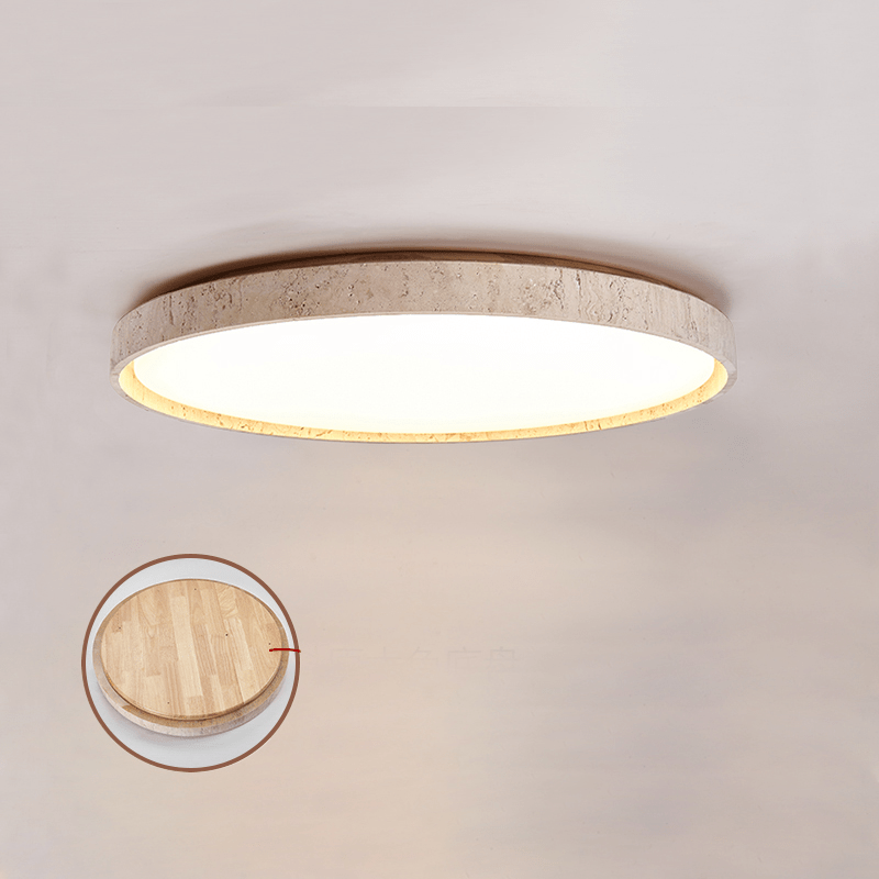 Haldelelyn Travertine Ceiling Light-Moonnatur