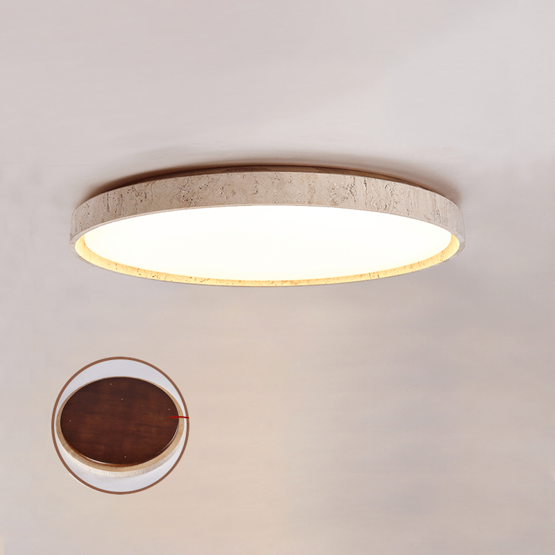 Haldelelyn Travertine Ceiling Light-Moonnatur