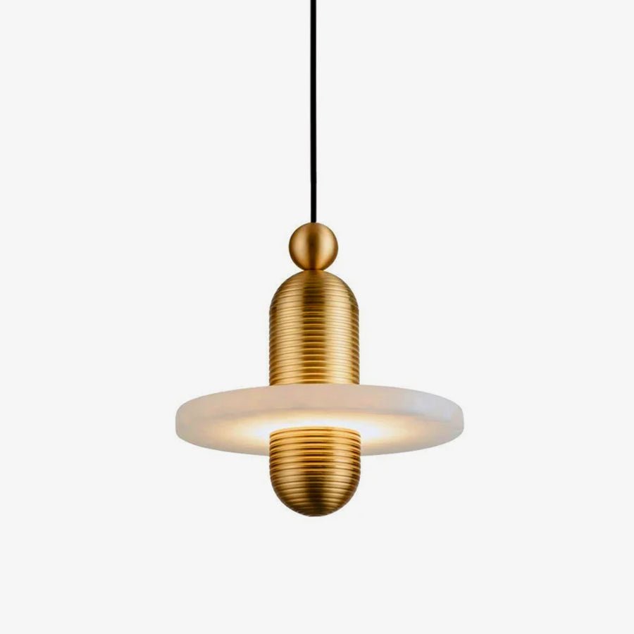 Grenelenis Alabaster Pendant Light-Moonnatur