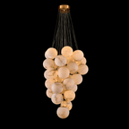 Fendellyn Alabaster Chandelier-Moonnatur