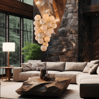 Fendellyn Alabaster Chandelier-Moonnatur