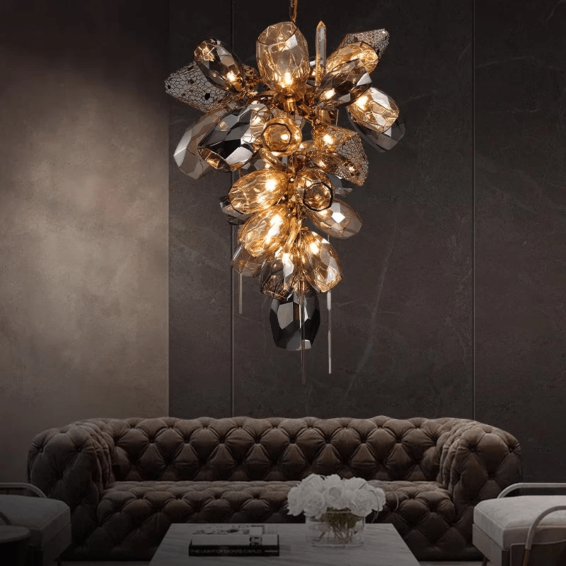 Farnelwynne Glass Chandelier-Moonnatur