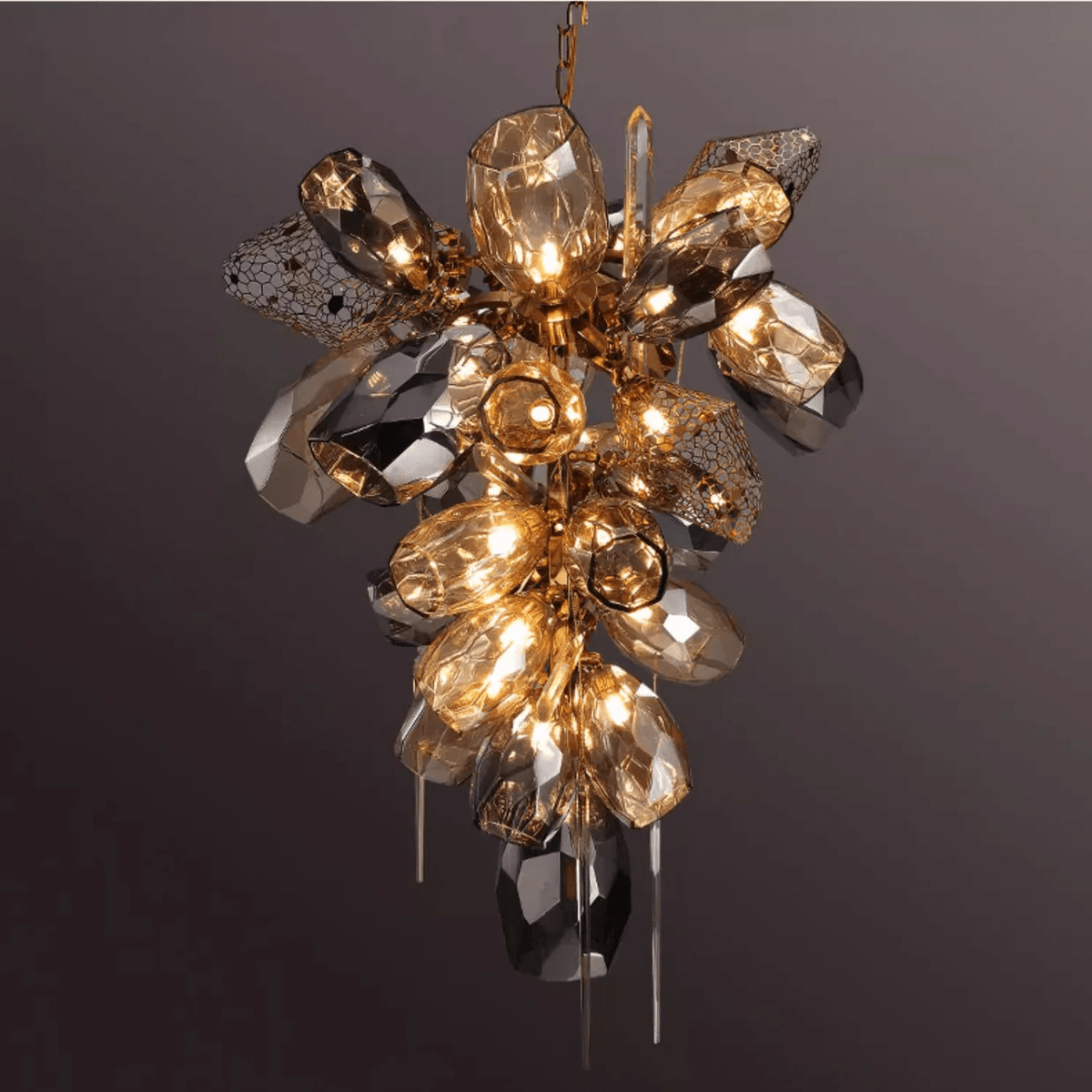 Farnelwynne Glass Chandelier-Moonnatur