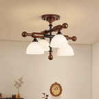 Marvenley Rubberwood Ceiling Light-Moonnatur