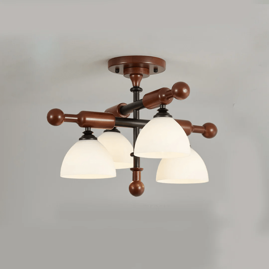 Marvenley Rubberwood Ceiling Light-Moonnatur