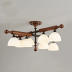 Marvenley Rubberwood Ceiling Light-Moonnatur