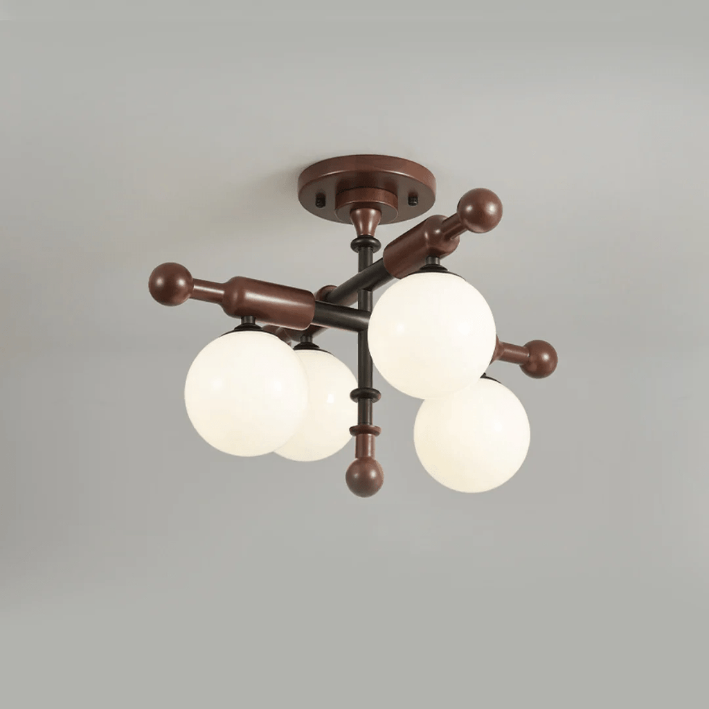 Marvenley Rubberwood Ceiling Light-Moonnatur