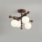 Marvenley Rubberwood Ceiling Light-Moonnatur
