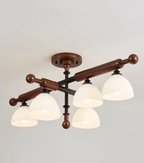 Marvenley Rubberwood Ceiling Light-Moonnatur