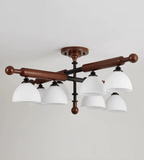 Marvenley Rubberwood Ceiling Light-Moonnatur