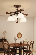 Marvenley Rubberwood Ceiling Light-Moonnatur